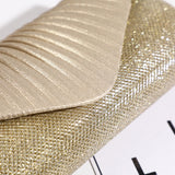 Simple Square Pleated Ladies Dinner Party Bag Bridesmaid Bridal Wedding Banquet Bag, Wedding Banquet Bag