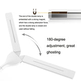 TD6 Student Mobile Phone Holder Pen Holder Eye Protection USB Desk Lamp, White, Pink, Green