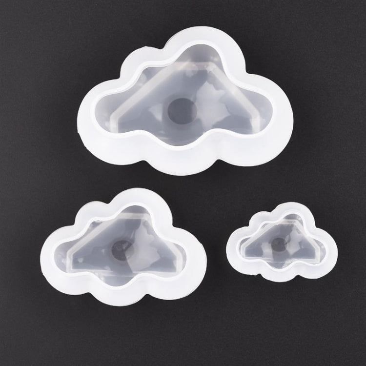 2 PCS Cloud DIY Mirror Silicone Mold, Specification: Large, Small, Medium, Large