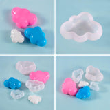 2 PCS Cloud DIY Mirror Silicone Mold, Specification: Large, Small, Medium, Large