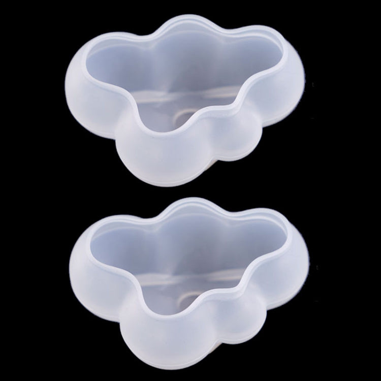 2 PCS Cloud DIY Mirror Silicone Mold, Specification: Large, Small, Medium, Large Medium
