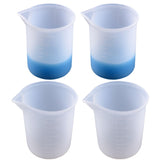 10 PCS Crystal Epoxy Silicone With Scale 100ml Measuring Cup, 10 PCS 100ml