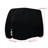 210D Oxford Cloth Golf Cart Cover Scooter Kart Dust Cover, 242 x 122 x 168 cm, 275 x 122 x 168 cm, 285 x 122 x 168cm