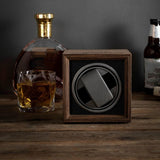 USB Automatic Mechanical Watch Shaker Watch Rotates Places Storage Box, 1 Watch Black, 1 Watch Red, 2 Watches Black, 2 Watches Red, 4 Watches Black, 4 Watches Red