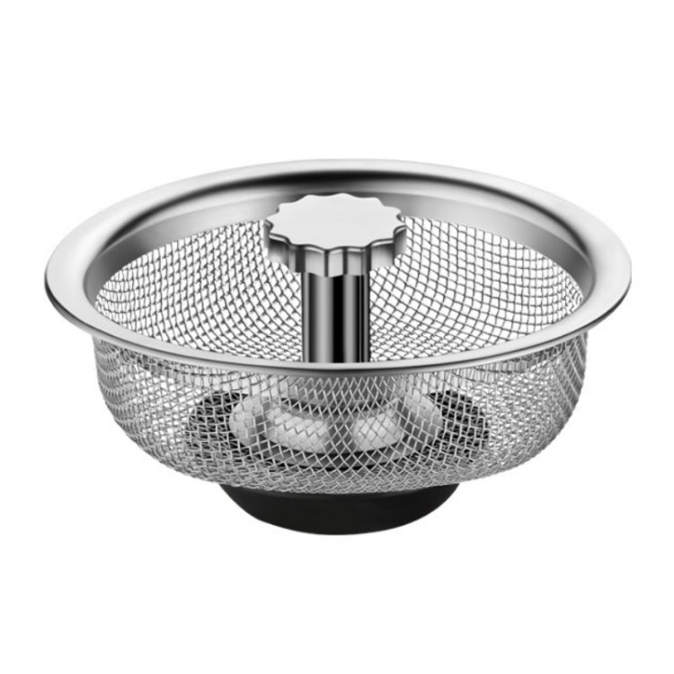 Anti-clogging Stainless Steel Filter For Kitchen Sink Sewer, Random Handle Style Delivery, Dense Net Filter