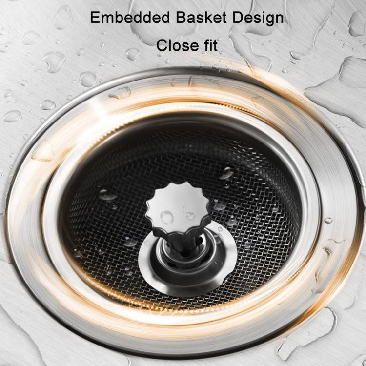 Anti-clogging Stainless Steel Filter For Kitchen Sink Sewer, Random Handle Style Delivery, Dense Net Filter