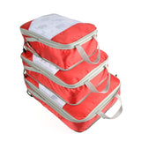 3 PCS/Set Travel Waterproof Compression Clothes Storage Bag, Orange With Net, Nevy With Net, Pink With Net, Red With Net, Green With Net, Gray With Net, Black With Net, Gray Without Net, Black Without Net, Red Without Net, Blue Without Net             ... Red With Net