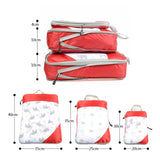 3 PCS/Set Travel Waterproof Compression Clothes Storage Bag, Orange With Net, Nevy With Net, Pink With Net, Red With Net, Green With Net, Gray With Net, Black With Net, Gray Without Net, Black Without Net, Red Without Net, Blue Without Net             ...