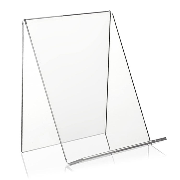 2 PCS Acrylic Display Stand Transparent Book Shelf Photo Frame Holder, 100 x 115 x 130mm