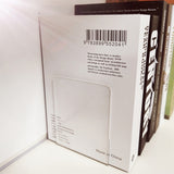 2 PCS Acrylic Transparent Bookstand L-shaped Bookends Bookshelf, L-shaped Bookends