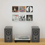 2 PCS Acrylic Record Rack Wall Mounted CD Display Stand, Wall Mounted CD Rack