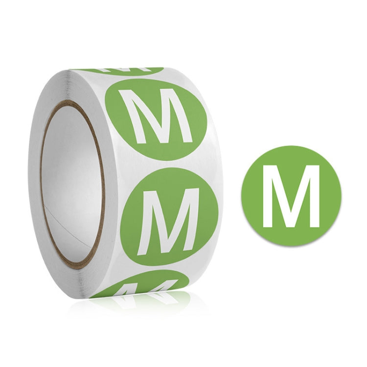 10 PCS Clothing Shoes & Hats Size Model Label Round Sticker, A-446, A-447, A-448, A-449, A-450, A-451, A-452, A-453, A-454, A-455, A-456, A-457, A-444, A-445 A-446