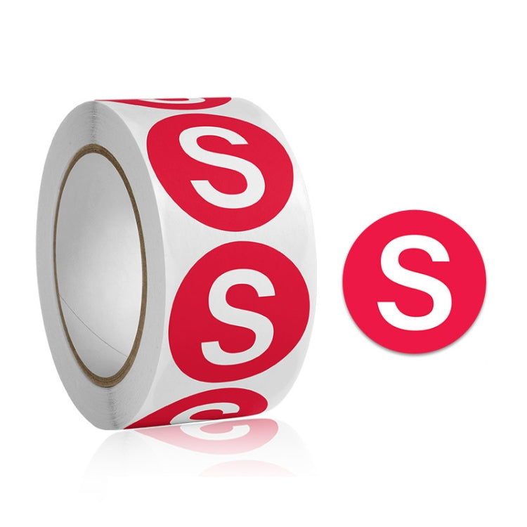 10 PCS Clothing Shoes & Hats Size Model Label Round Sticker, A-446, A-447, A-448, A-449, A-450, A-451, A-452, A-453, A-454, A-455, A-456, A-457, A-444, A-445 A-445