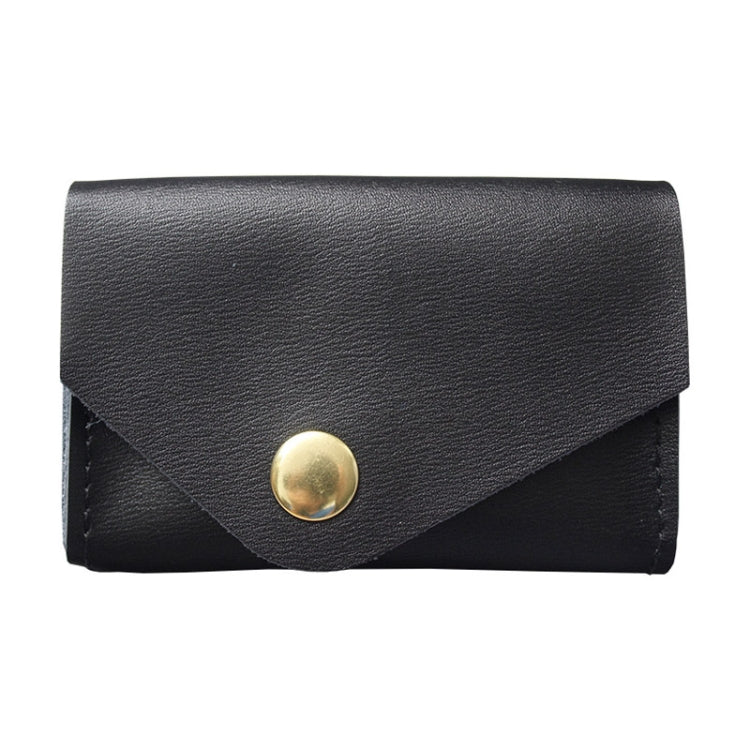 S183 Leather Waterproof Wear-resistant Card Holder, Green, Black, Brown