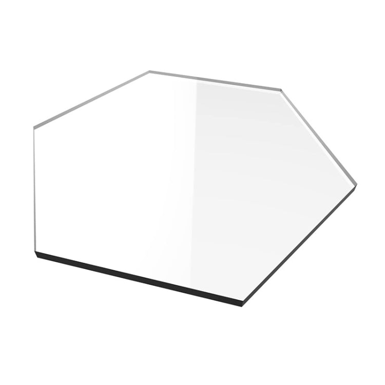 10 PCS Clear Hexagon Acrylic Seat Card Guest Business Card Logo Decoration DIY Board, DIY Board