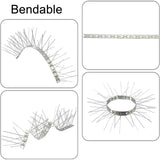 50cm Long Bird Repellent Anti-cat Thorn Stainless Steel Anti-bird Thorn, 10 PCS 50cm Long