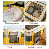 Rectangular Foldable Pet Fence Dog and Cat Litter Pet Delivery Room, M, XL