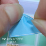 5 Packs Children Colorful Square Label Classification Stickers, Colorful Square Label