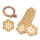 100pcs / Pack Christmas Kraft Paper Tag Gift Wrap Card Set, L-27, L-28, L-29, L-30, L-31, L-32, L-33, L-34 L-33 L-33