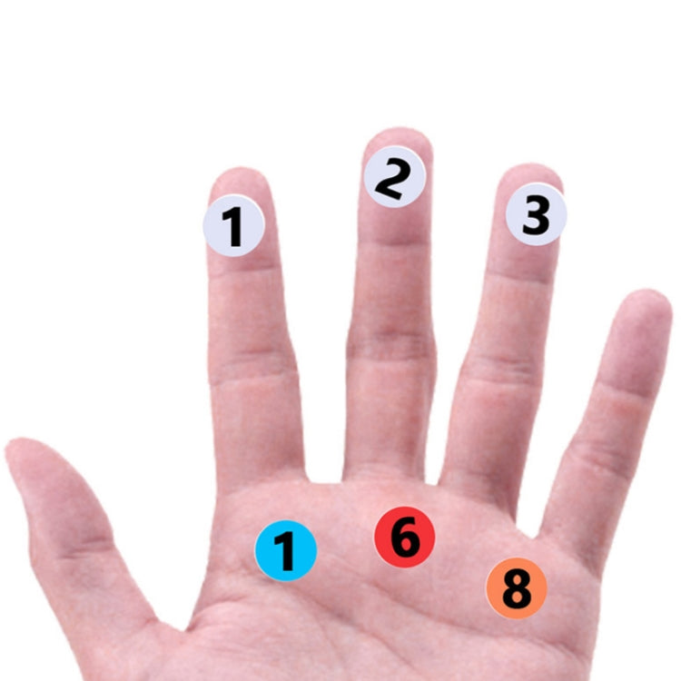 100 Stickers/Sheet Clothes Footwear Size Number Label Sticker, Diameter: 25mm, 10mm, 13mm, 15mm, 20mm, 25mm