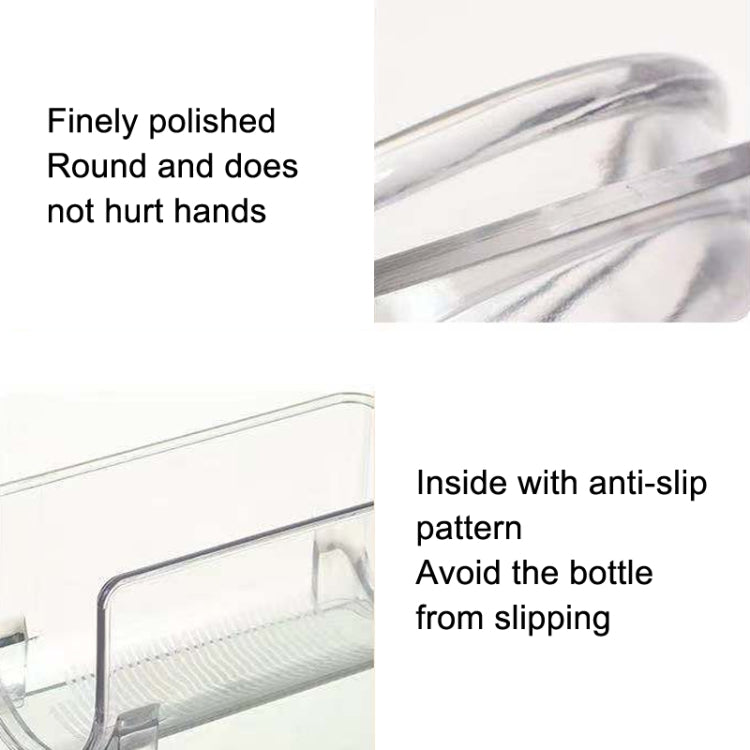 PET Layered Red Wine Stand Refrigerator Beer Beverages Storage Box, TX506