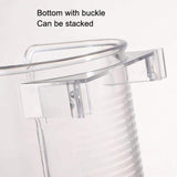 PET Layered Red Wine Stand Refrigerator Beer Beverages Storage Box, TX506