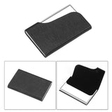 333 Stainless Steel Large Capacity Business Card Storage Box, Red, Blue, Purple, Black, Grey, Apricot, Brown