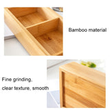 Bamboo Dried Food Box Compartment Candy Box Snack Storage Box, 2 Grids, 3 Grids, 4 Grids, 6 Grids, 9 Grids