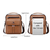 WEIXIER D245 Men Business Bag Large Capacity Shoulder Backpack, D245 Black, D245 Light Brown, D245 Dark Brown