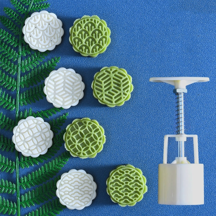 2 PCS Moon Festival Round Hand-Pressed Pastry Mold Baking Tools, Model:, 10, 24, 25, 26, 28, 29, 30, 31, 33, 35, 36, 37, 41, 42, 21 31