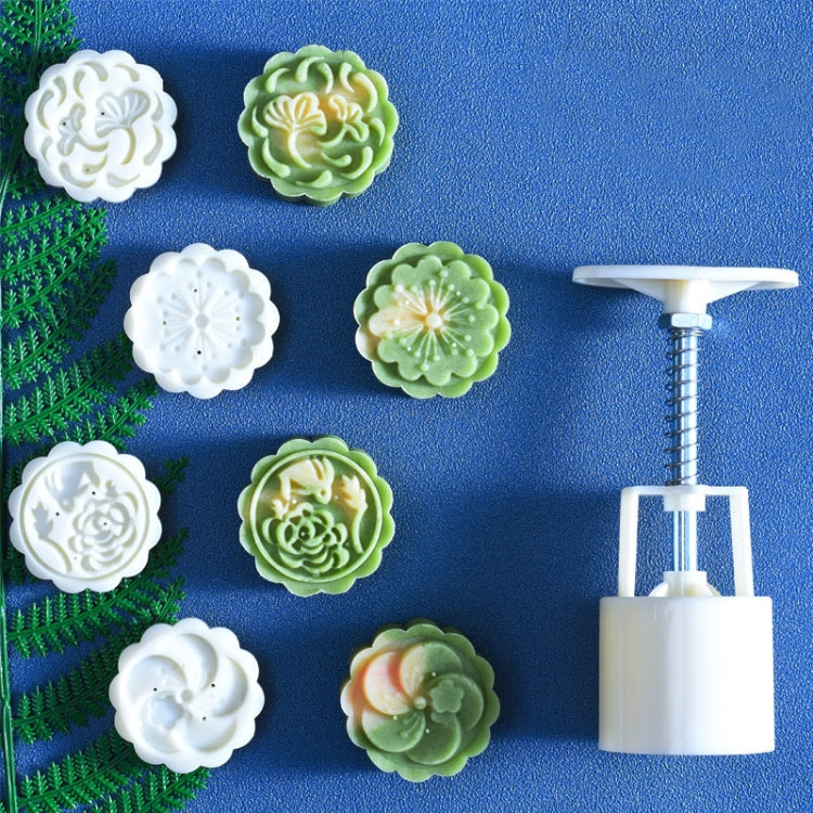 2 PCS Moon Festival Round Hand-Pressed Pastry Mold Baking Tools, Model:, 10, 24, 25, 26, 28, 29, 30, 31, 33, 35, 36, 37, 41, 42, 21 36