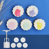 2 PCS Moon Festival Round Hand-Pressed Pastry Mold Baking Tools, Model:, 10, 24, 25, 26, 28, 29, 30, 31, 33, 35, 36, 37, 41, 42, 21 42