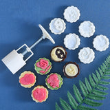 2 PCS Moon Festival Round Hand-Pressed Pastry Mold Baking Tools, Model:, 10, 24, 25, 26, 28, 29, 30, 31, 33, 35, 36, 37, 41, 42, 21 21