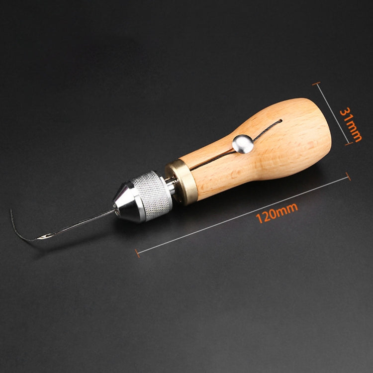 Handmade DIY Leather Stitching Tool Leather Carving Tool Device, Sewing Device