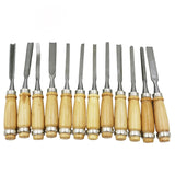 Knife Carving Knife Woodworking Chisel Root Carving Wood Carving Tools, 12 PCS / Set