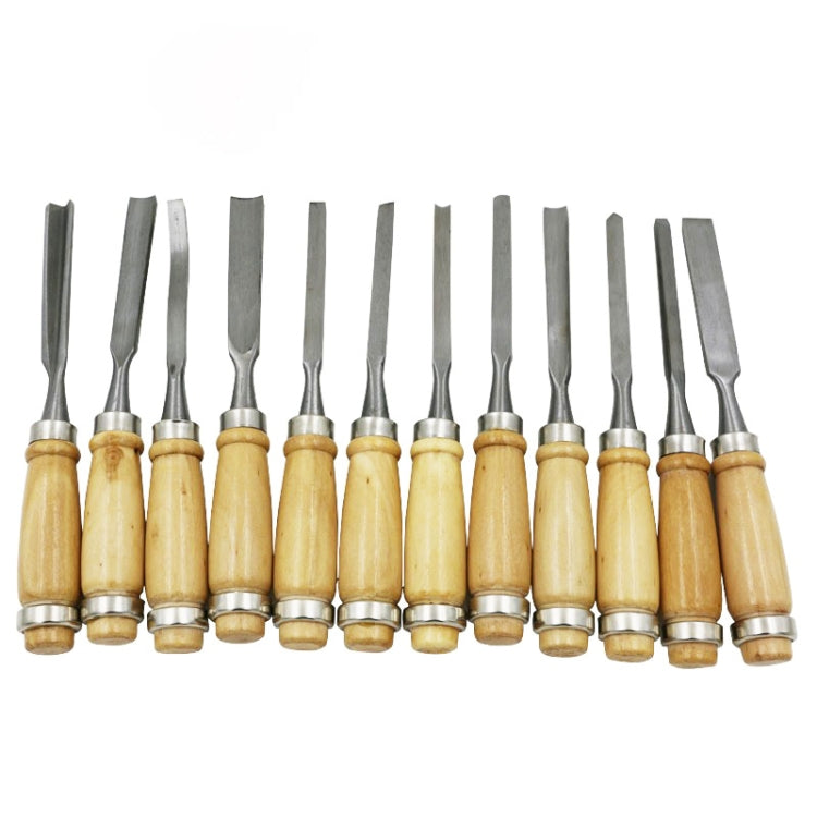 Knife Carving Knife Woodworking Chisel Root Carving Wood Carving Tools, 12 PCS / Set