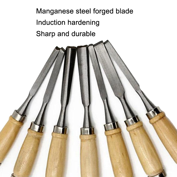 Knife Carving Knife Woodworking Chisel Root Carving Wood Carving Tools, 12 PCS / Set