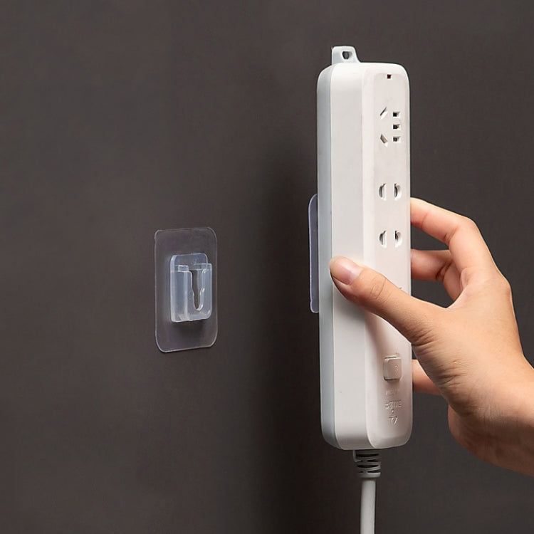 10pcs Traceless Wall Hanging Multifunction Plug-in Rack, Specification: Double, Single, Double Single