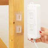 10pcs Traceless Wall Hanging Multifunction Plug-in Rack, Specification: Double, Single, Double Double
