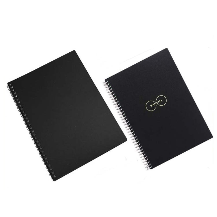 KCA02 Erasable Waterproof Coil Notebook, Spec:, A5 Square, B5 Round, A5 without LOGO, A5 Iron Ring no LOGO, A5 Note Type