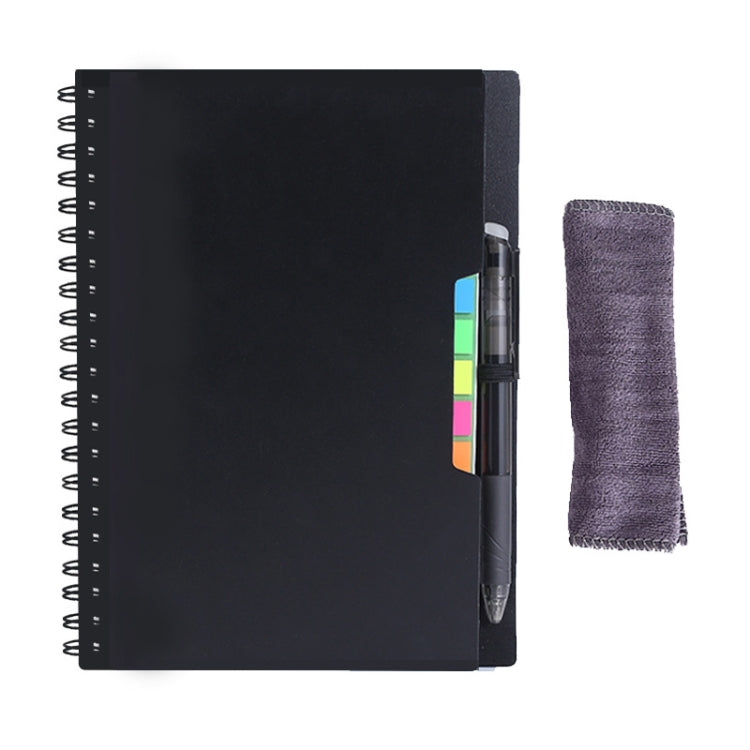 KCA02 Erasable Waterproof Coil Notebook, Spec:, A5 Square, B5 Round, A5 without LOGO, A5 Iron Ring no LOGO, A5 Note Type