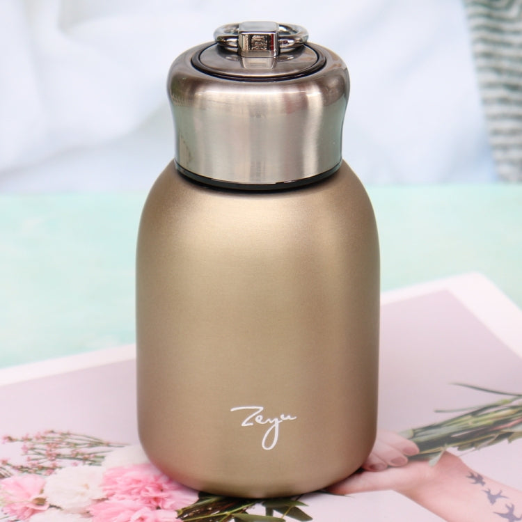 280ml 304 Stainless Steel Handle Vacuum Insulation Cup Big Belly Gift Cup, Black, Gold, Green, Silver, Rose Gold