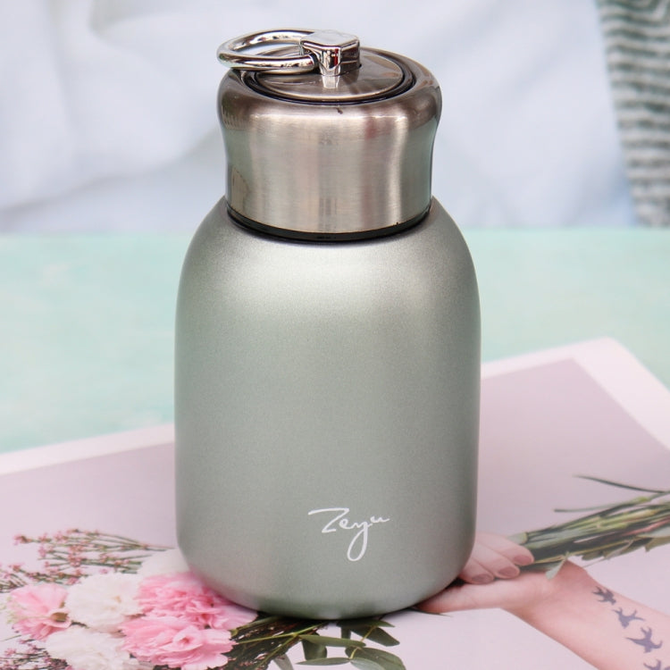 280ml 304 Stainless Steel Handle Vacuum Insulation Cup Big Belly Gift Cup, Black, Gold, Green, Silver, Rose Gold Green