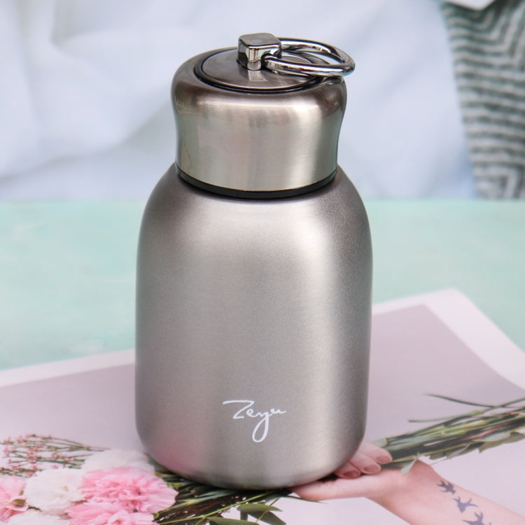 280ml 304 Stainless Steel Handle Vacuum Insulation Cup Big Belly Gift Cup, Black, Gold, Green, Silver, Rose Gold Silver