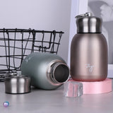 280ml 304 Stainless Steel Handle Vacuum Insulation Cup Big Belly Gift Cup, Black, Gold, Green, Silver, Rose Gold