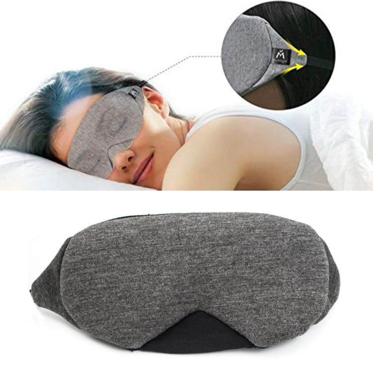 Wire Nose Adjustable Breathable Sleeping Eye Mask, Black, Gray