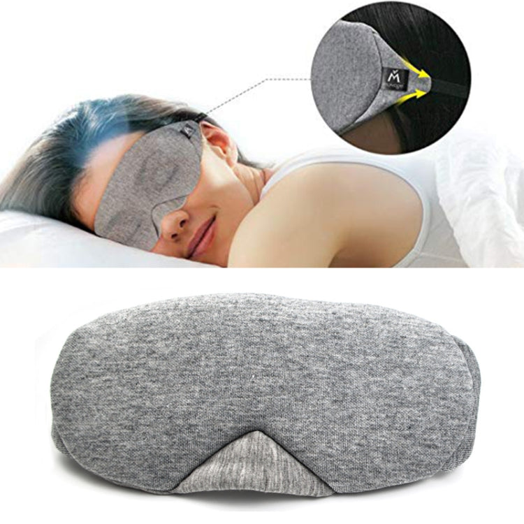 Wire Nose Adjustable Breathable Sleeping Eye Mask, Black, Gray