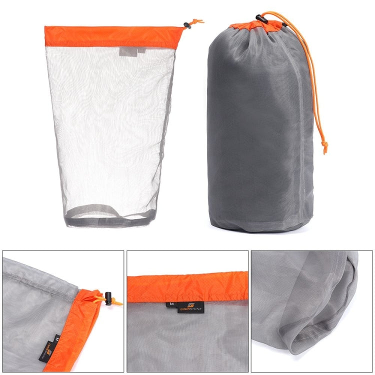 LUCKSTONE WSD2005020 Lightweight Mesh Organizing Storage Bag, Size:, S (Gray Blue), M (Gray Orange), L (Gray Green), XL (Gray Blue), XXL (Gray Black), S (Black Blue), M (Black Orange), L (Black Green), XL (Black Blue), XXL (Black Black)                ...