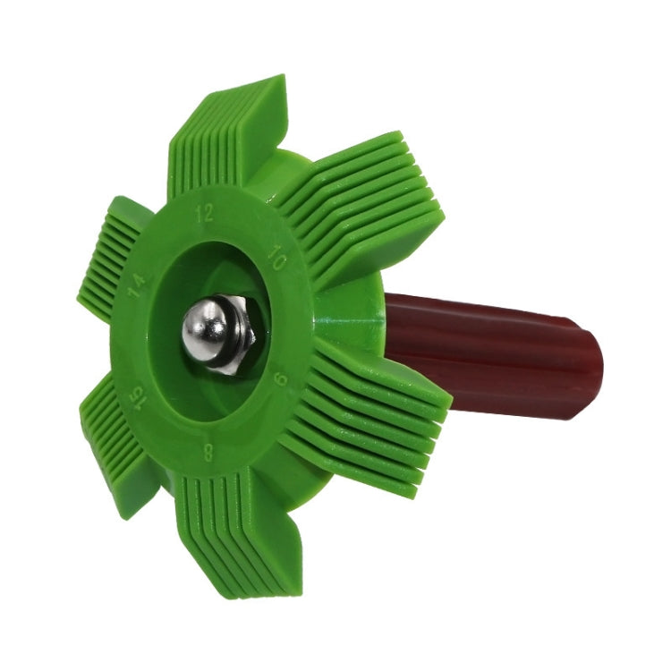 2 PCS Air Conditioner Blade Condenser Cleaning Fin Comb Brush, Green, White Green Green