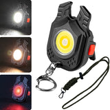 E-SMARTER W5129 Mini Strong Light Portable Flashlight, Specification:, With Keychain, With Tape Rope